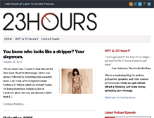 Tablet Screenshot of 23hours.com
